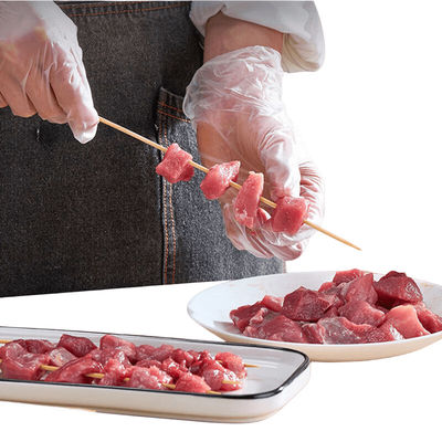Τροφίμων Grade BBQ μπαμπού μπαστούνια φυσικό χρώμα εξωτερικό μπαμπού μπάρμπεκιου σπασίκλες
