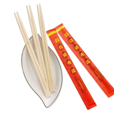 Πρακτικές μονοχρόνιες ραβδιά για φαγητό Custom Bamboo Twin Chopsticks από φυσικό μπαμπού για ευκολία και προστασία του περιβάλλοντος