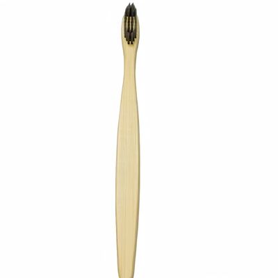 Eco-Friendly Bamboo Toothbrush with 100% Mao Bamboo Handle and Custom Nano Soft Bristles for Hotel or Travel