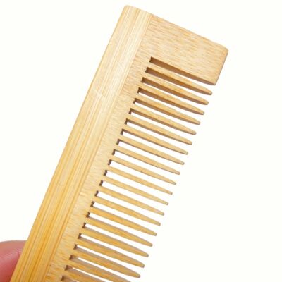 Wholesale Custom Biodegradable Bamboo Hair Comb Natural Wooden Hair Brush with No Static for Hotel high quality
