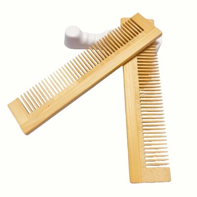 Factory Wholesale Custom Logo Disposable Bamboo Hair Comb Good Quality for Hotel or Travel