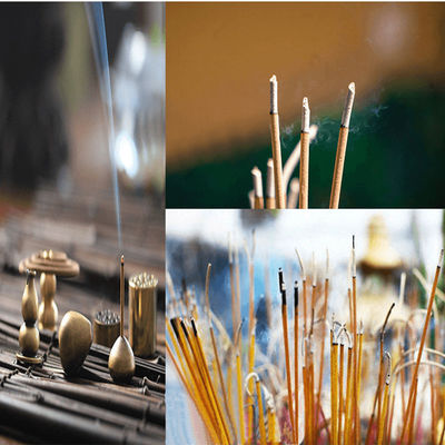 Μακροκαίγον οικολογικά φιλικό μπαμπού ξύλα θυμίαμα σε 22CM 28CM 32CM 39CM μεγέθη για διαλογισμό και χαλάρωση